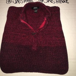 Men’s red and black Alfani sweater